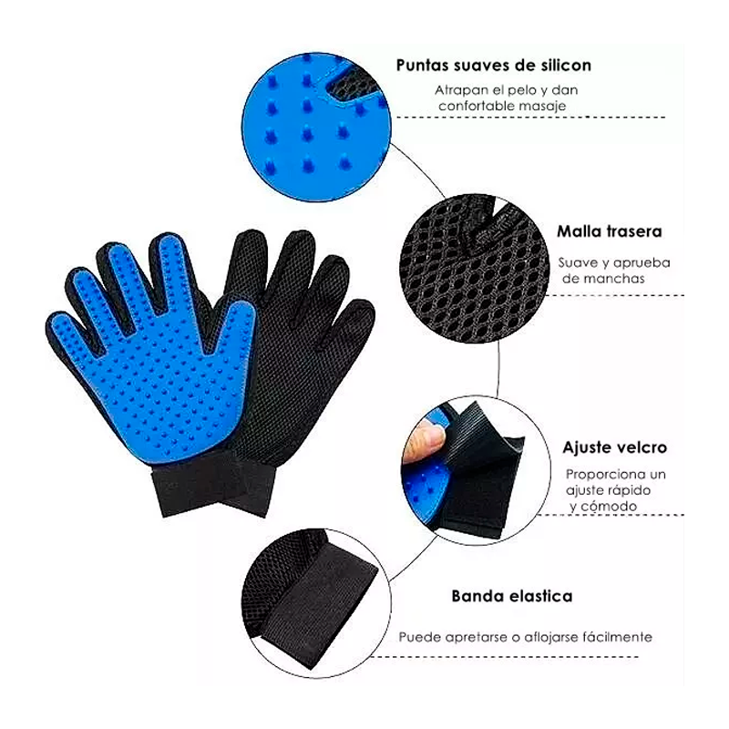 Elimina el Pelo Mientras Acaricias a tu Mascota – Guante Removedor 2 en 1